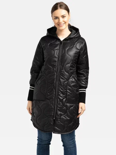 Geacă de tranziție Perso tricotate negru