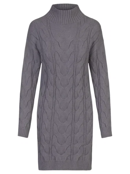 Kraimod Rochie tricotat închis gri