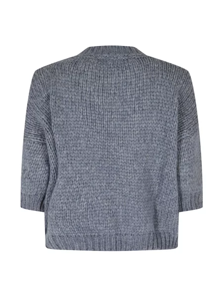 Sweter Roberto Collina niebieski