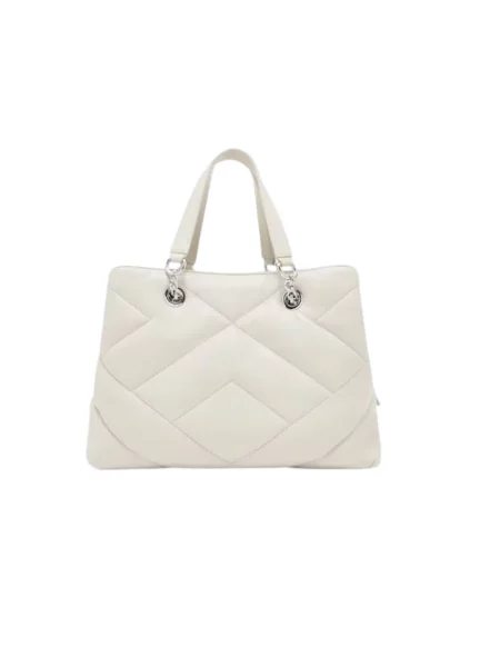 Armani Exchange torebka crossbody z imitacji skóry beżowa