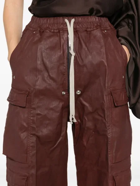 Pantaloni cargo Rick Owens Drkshdw roșu