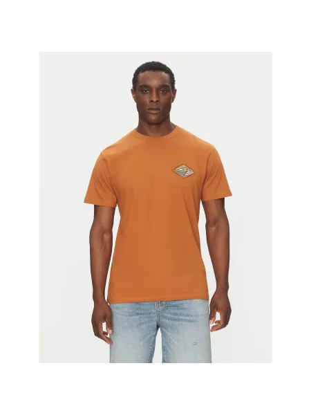 Quiksilver Marškinėliai Regular Fit oranžinė