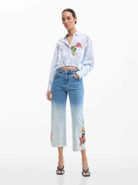 Desigual Blugi COCO | flare fit albastru