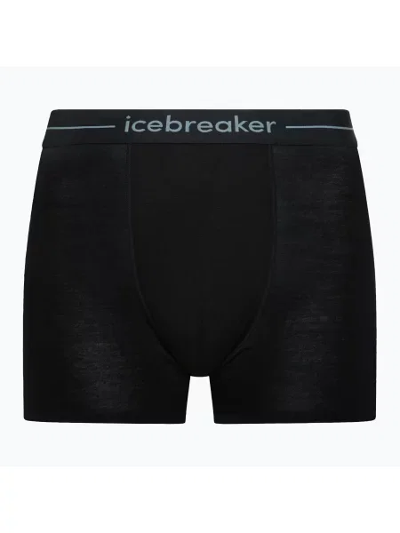 Bokserki termoaktywne icebreaker Anatomica black czarne