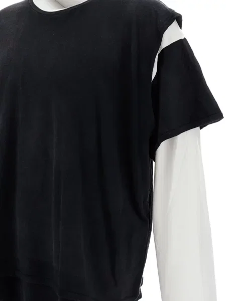 Lung tricou Found negru