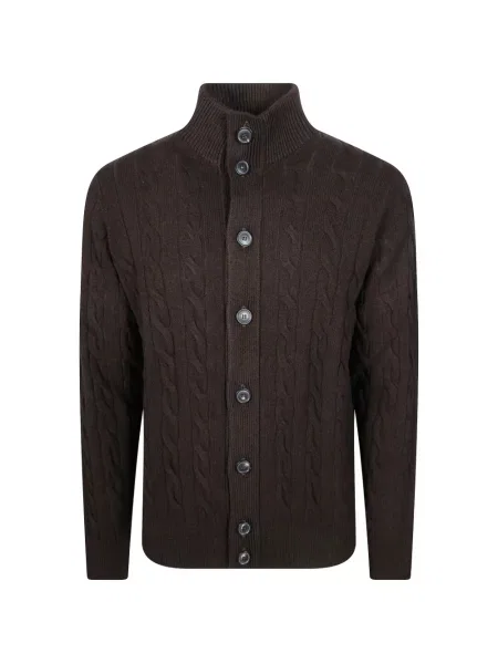 Cardigan Filippo De Laurentiis tricotate maro