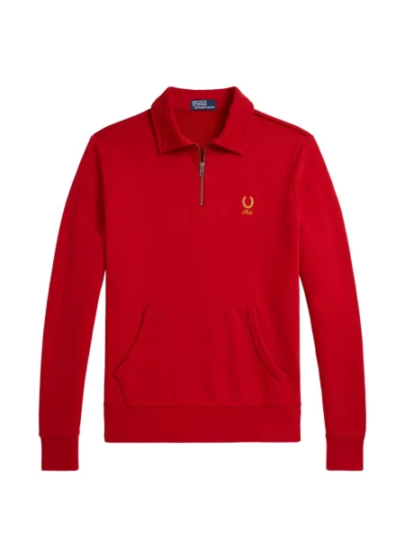 Tricou polo Polo Ralph Lauren cu dungi cu două rânduri de nasturi cu aplicații negru