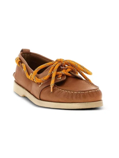 Półbuty Golden Goose skórzane brązowe