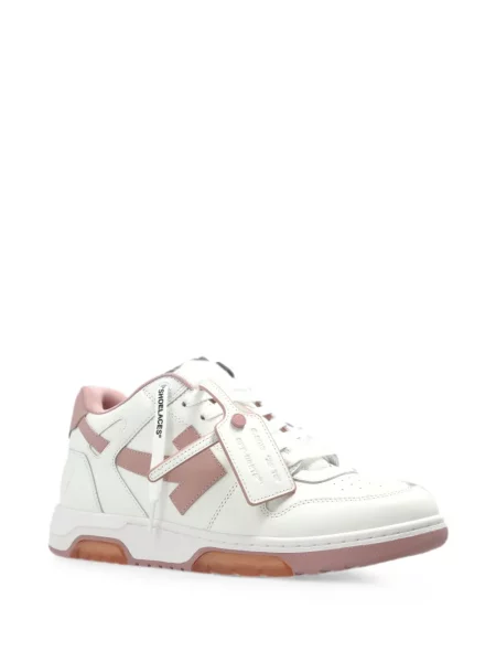 Sneakerși Off-white business alb