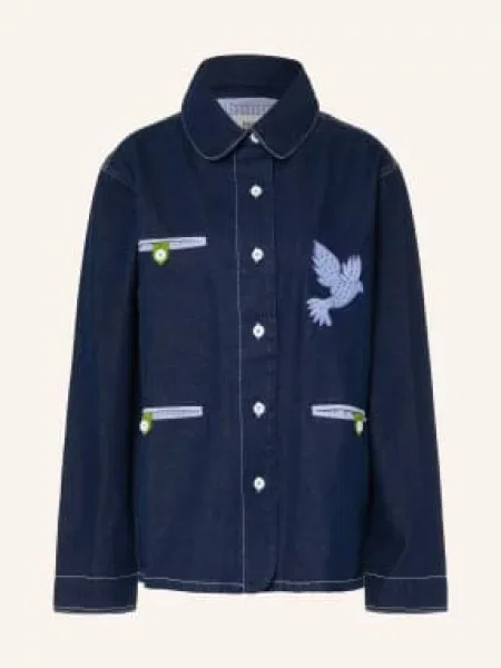 Lollys Laundry Džíny-Overshirt Eddall tmavě modrá