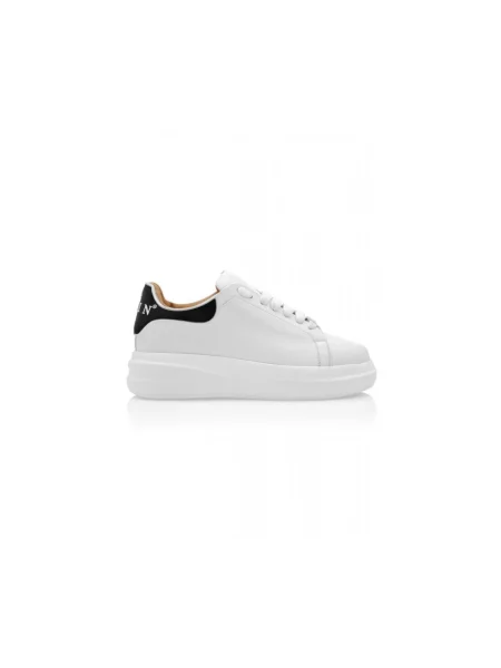 Sneakersy Philipp Plein skórzane białe
