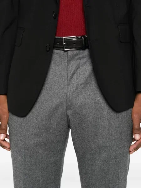 Pantaloni Zegna de lână gri