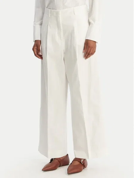 Weekend Max Mara Pantaloni din Bellico alb