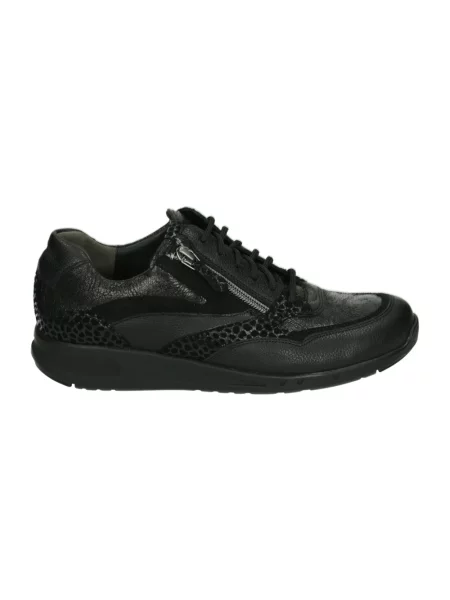 Sneakersy Durea zamszowe czarne