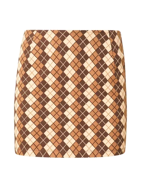 Motel Fustă Ima / deschis / cappuccino maro