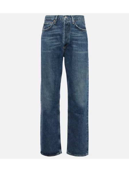 Proste jeansy Agolde niebieskie