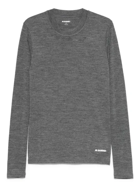 Tricou Jil Sander cu imagine gri