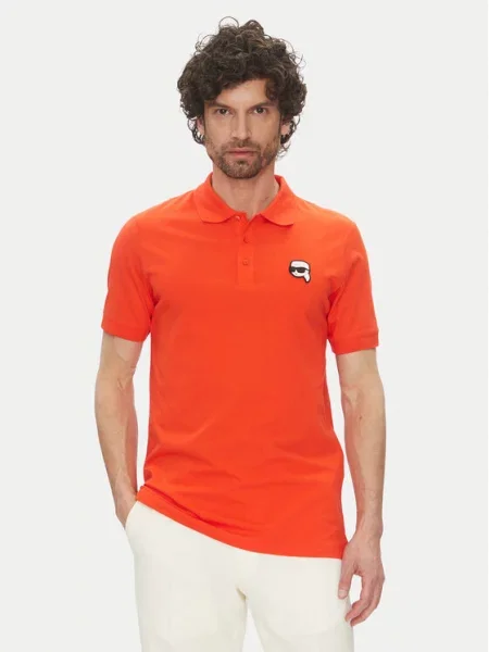 KARL LAGERFELD Polo marškinėliai raudona