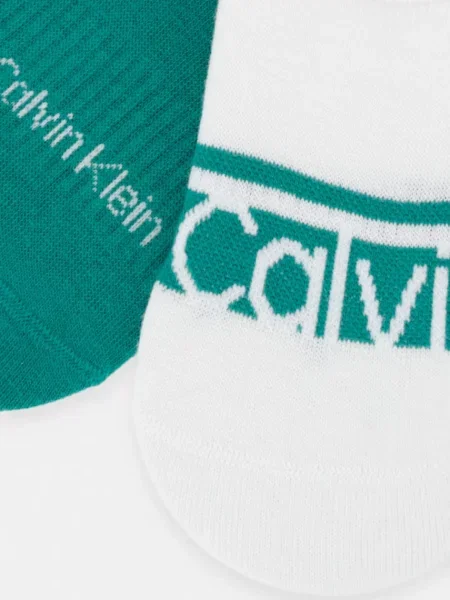 Calvin Klein kotníkové ponožky zelené