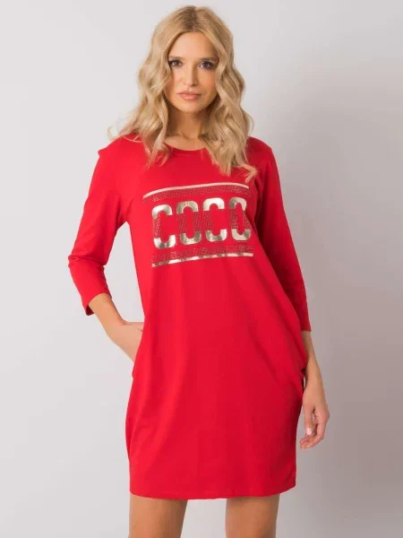 Rochie Relevance de costum roșu