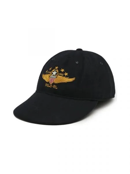 POLO RALPH LAUREN Gyapjú baseball sapka fekete