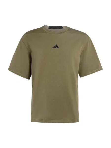 Tričko Adidas Performance olivový