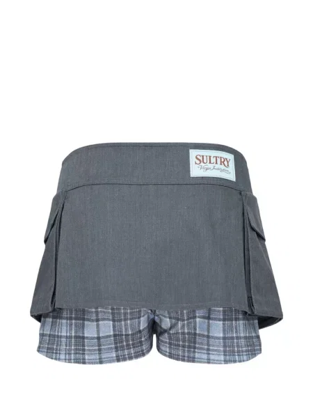 Pantaloni scurți cargo Sultry Virgin gri