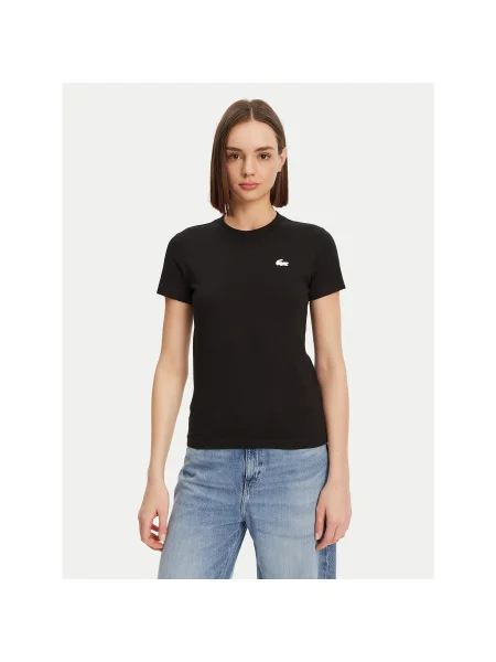 Lacoste Póló Slim Fit fekete