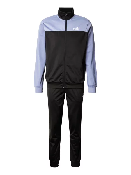 PUMA Costum de trening mov liliachiu / negru alb
