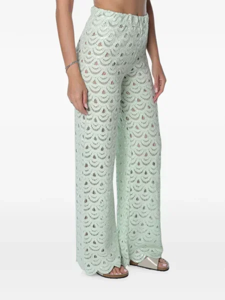 Pantaloni Mc2 Saint Barth cu paiete verde