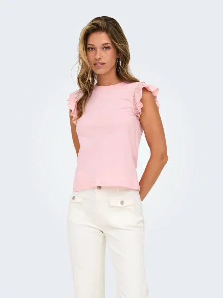 ONLY Tricou ONLPETRA' roz