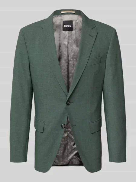 Marynarka o kroju slim fit z mieszanki żywej wełny model ‘HUTSON’ Boss