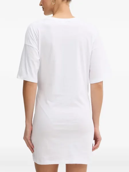 Rochie mini Armani Exchange cu legături alb