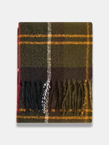 Шарф Barbour зеленый