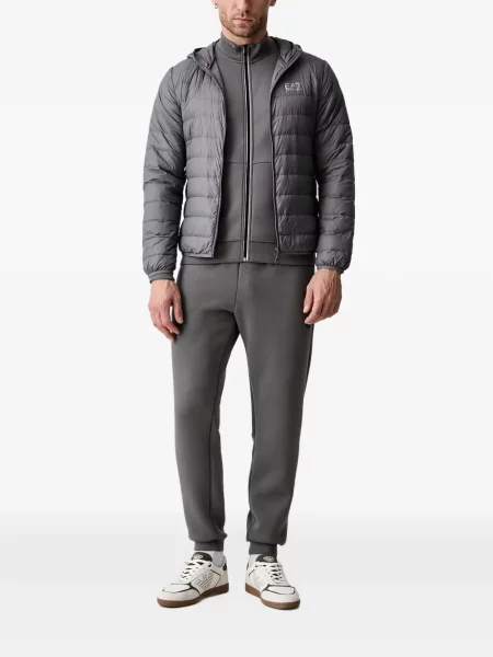 Яке Ea7 Emporio Armani с качулка сиво