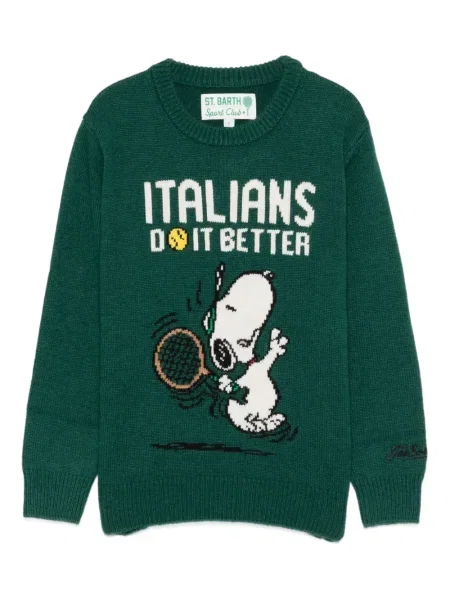 Sweter dziecięcy Mc2 Saint Barth zielony