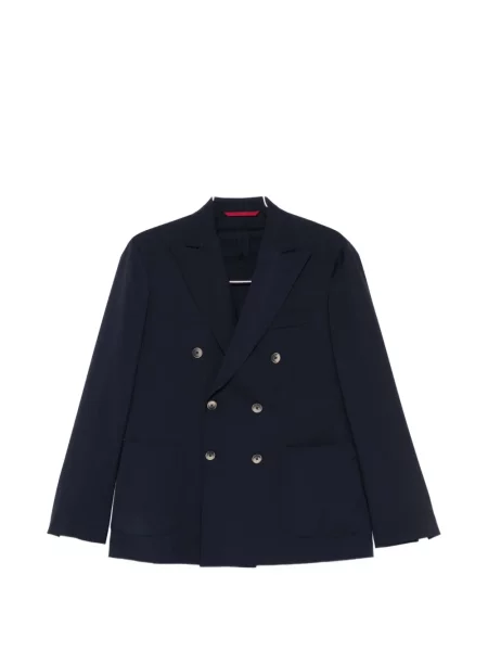 Costum Vela Shop cu două rânduri de nasturi albastru