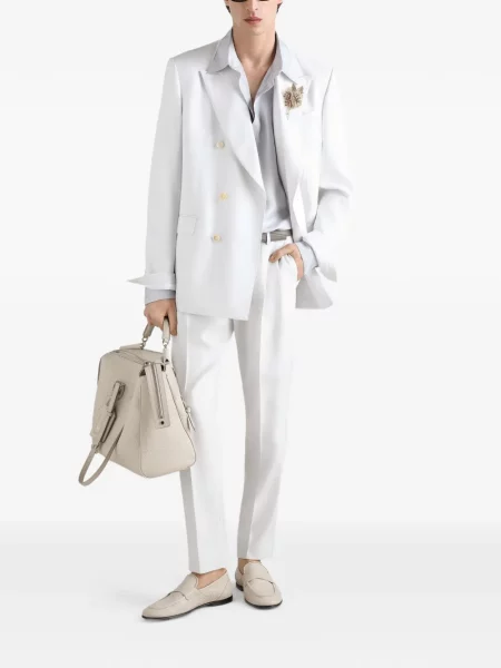 Pantaloni Dolce & Gabbana alb