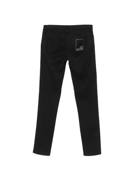 Blugi Love Moschino cu autograf negru