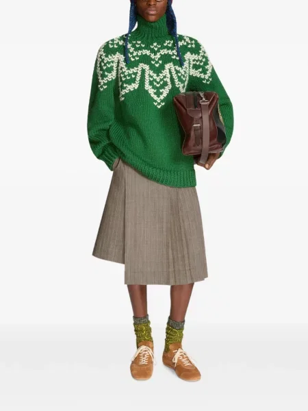 Șosete Dries Van Noten de lână verde