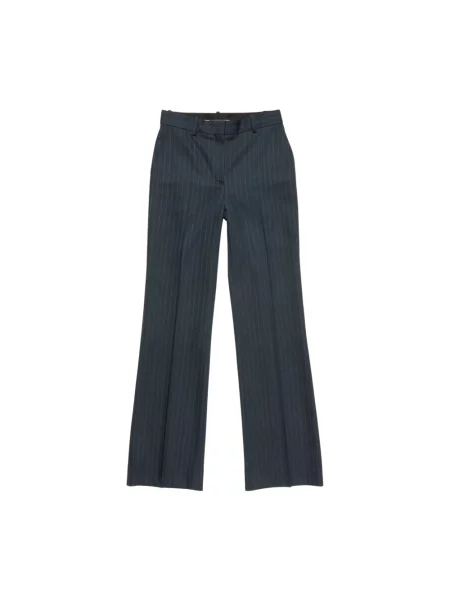 Spodnie Acne Studios wełniane niebieskie