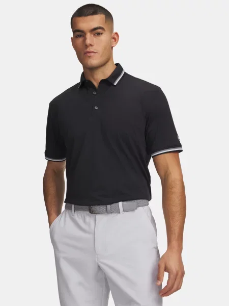 Polo majica Under Armour crna