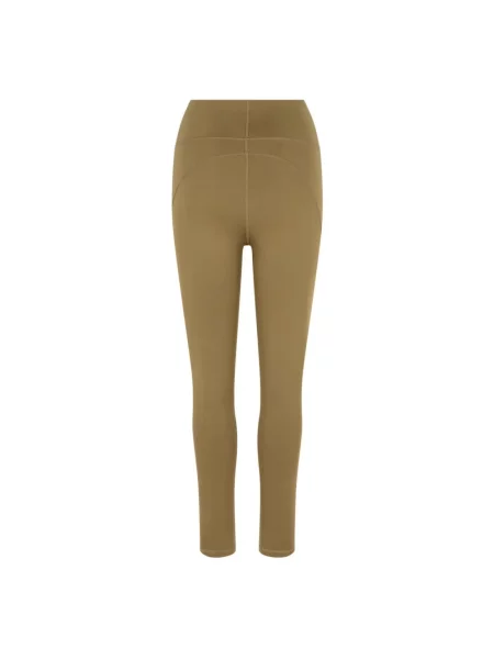 Legginsy Adidas By Stella Mccartney brązowe