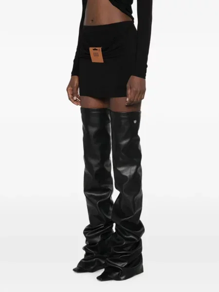 Fusta mini Jean Paul Gaultier cu autograf negru