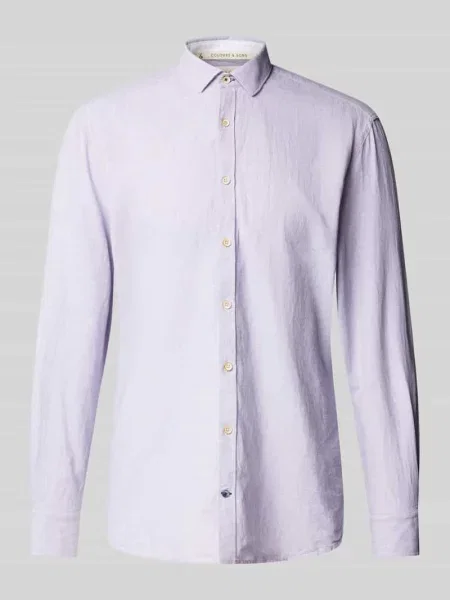 Koszula casualowa o kroju slim fit z kołnierzykiem typu kent Colours & Sons