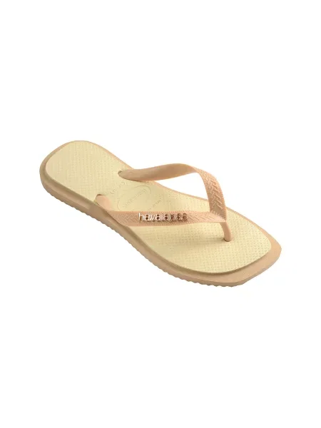 Havaianas Top Square Fusion Kobiety Flip Flop Havaianas Gold Size: złoty