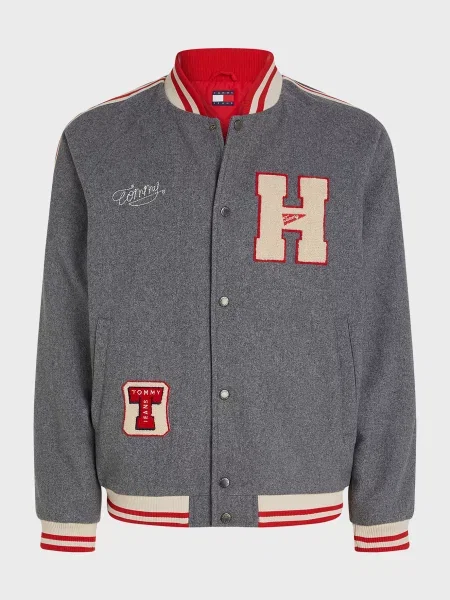 Вовняна джинсова куртка Tommy Jeans сіра