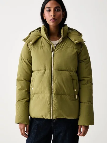 U.S. Polo Assn. geacă matlasată pentru femei SHORT PUFFER verde