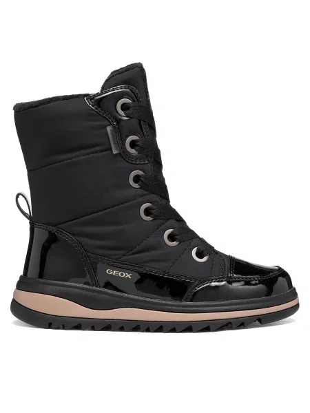 Sniego batai Geox J Adelhide Girl B Ab S juoda