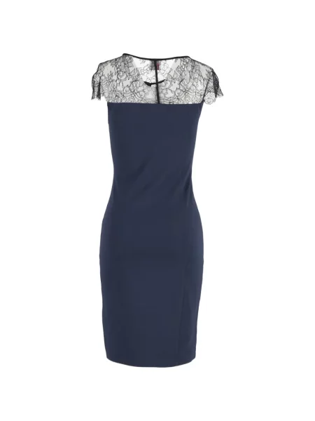 Rochie de dantelă Red Valentino Vintage din dantelă retro roșu